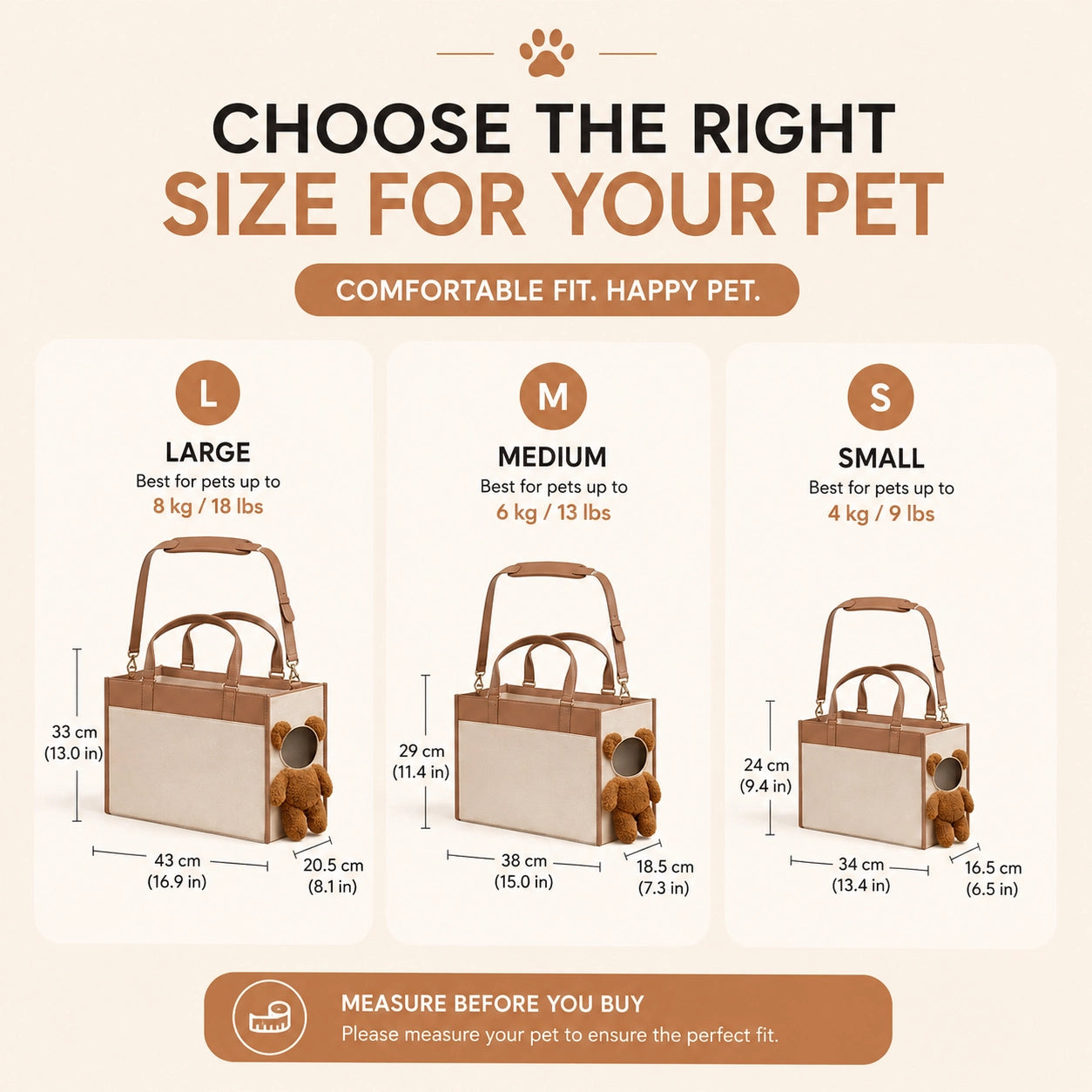 MomoBear™ Dog Carrier Bag