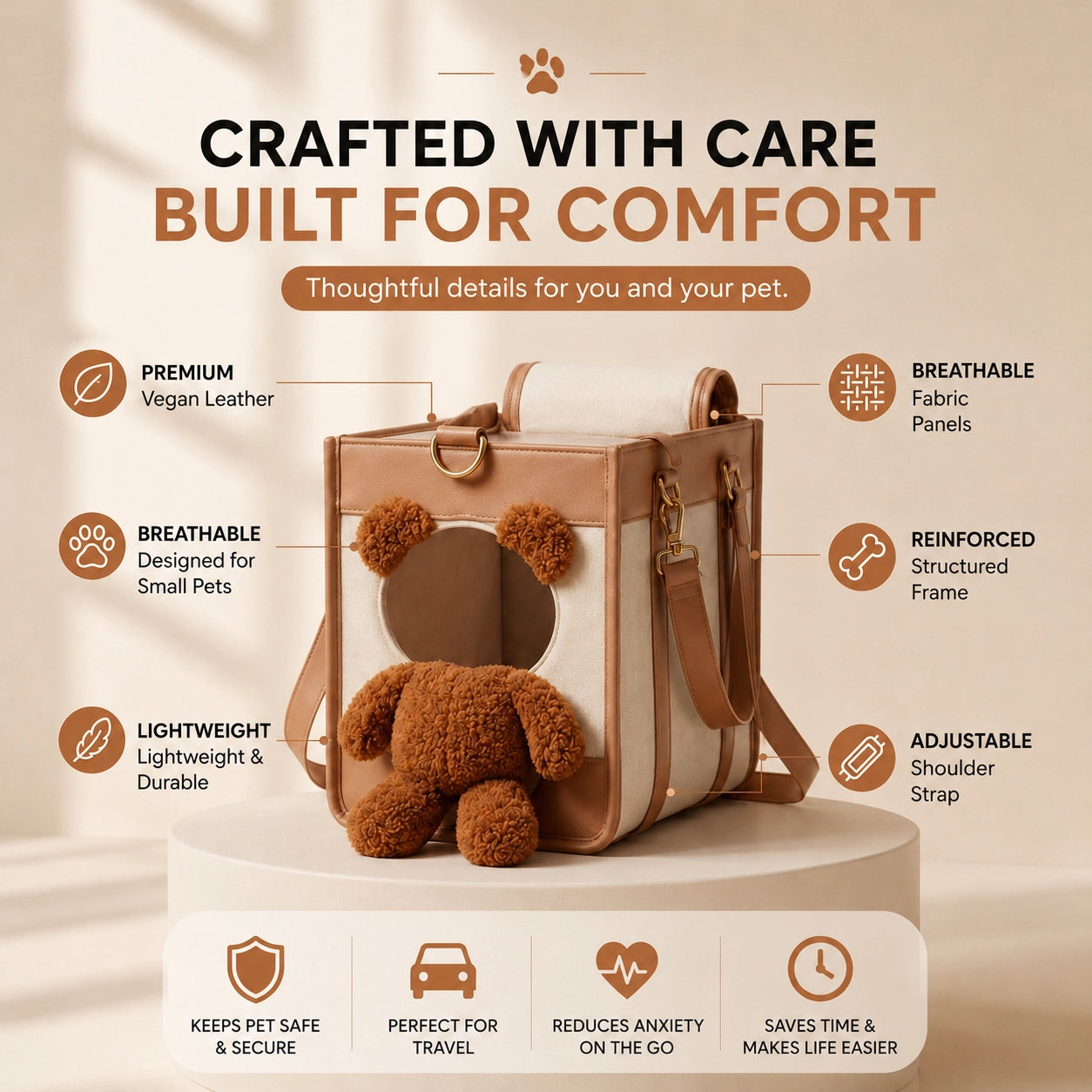 MomoBear™ Dog Carrier Bag